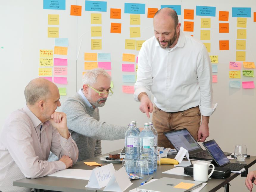 Managers in a HI-MAP leadership working session